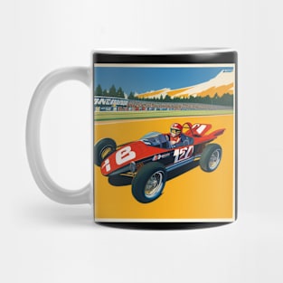 Vintage F1 Formula One Track Car Mug